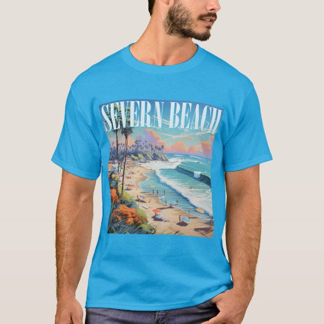 Camiseta Severn Beach (Frente)