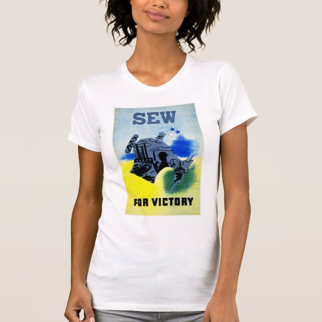 Camiseta Sew ou vitória (Frente)