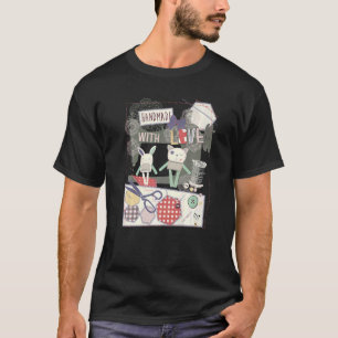 Camiseta Sewer Love Sewing Machine Vintage Seamstress Quilt