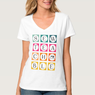 Camiseta Sewteachable Colorful Squares