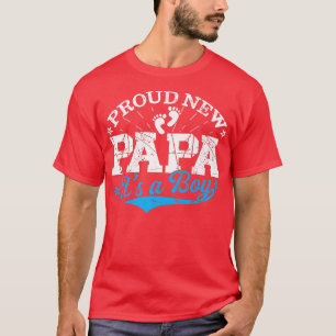 Camiseta Sexo Afastado Revela Orgulho Novo Papá É Um Menino