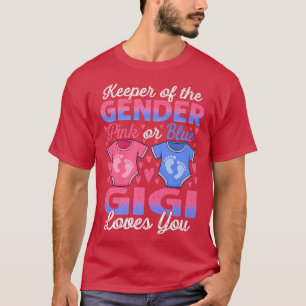 Camiseta Sexo De Bebê Revela Chá Rosa Ou Azul Gigi Amores