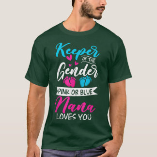 Camiseta Sexo De Bebê Revela Chá Rosa Ou Azul Nana Loves