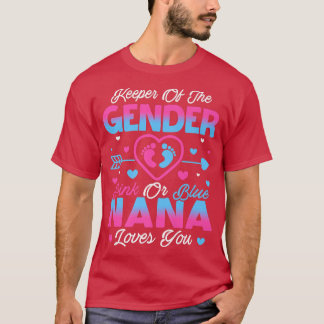 Camiseta Sexo De Bebê Revela Chá Rosa Ou Azul Nana Loves
