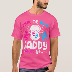 Camiseta Sexo De Elevação De Peso Revela Cor-De-Rosa Ou Pai