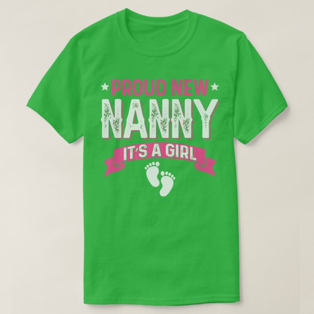 Camiseta Sexo de Família Engraçado Revela Nova Babá Orgulho (Frente do Design)