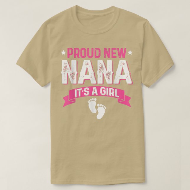 Camiseta Sexo de Família Engraçado Revela Orgulho Nova Nana (Frente do Design)