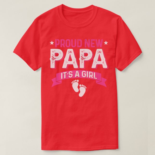 Camiseta Sexo de Família Engraçado Revela Orgulho Novo Papá (Frente do Design)