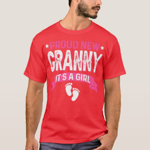 Camiseta Sexo de Família Engraçado Revela Vovó Nova Orgulho