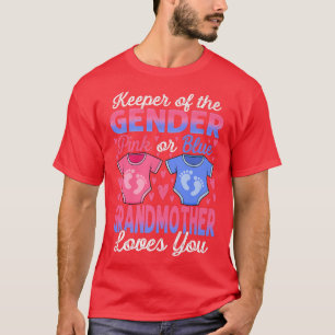 Camiseta Sexo Do Bebê Revela Chá Rosa Ou Avó Azul
