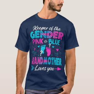 Camiseta Sexo Do Bebê Revela Chá Rosa Ou Avó Azul