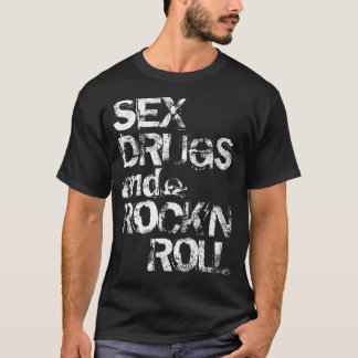 Camiseta Sexo Drogas e Rock'n Roll