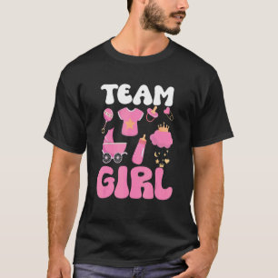 Camiseta Sexo Engraçado da Família Revela Equipe Rosa