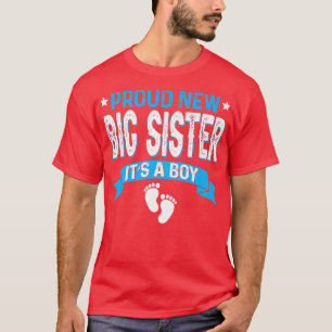 Camiseta Sexo Familiar Engraçado Revela Nova Irmã Orgulhosa