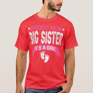 Camiseta Sexo Familiar Engraçado Revela Nova Irmã Orgulhosa