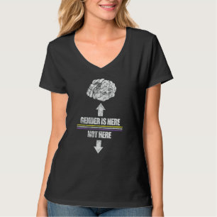 Camiseta Sexo Não Binário Da Lgbtqia Não Está Aqui, Não Ele