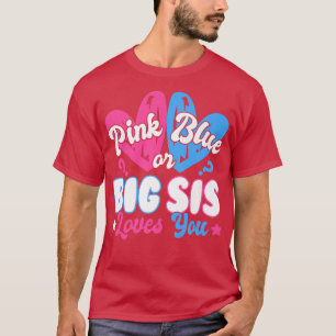 Camiseta Sexo Presente Para A Irmã Grande Chá de fraldas Ro