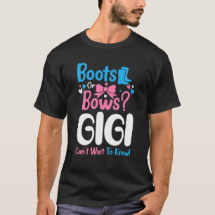 Camiseta Sexo Reveal Boots Ou Arcos Gigi Anúncio De Bebê