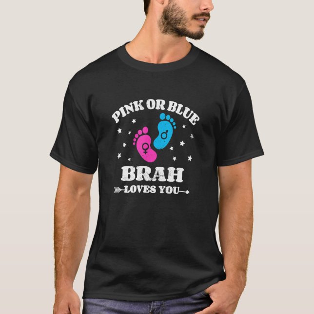 Camiseta Sexo Reveal Brah Chá de fraldas Irmão 1 (Frente)