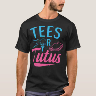 Camiseta Sexo Reveal Design de Golfe para um Gol da Famíli
