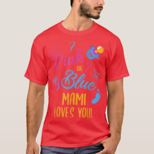 Camiseta Sexo Reveal MAMI MAMÃE MOM T Shirt