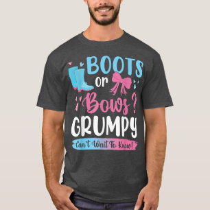 Camiseta Sexo revela botas ou arcos Grumpy correspondentes 