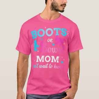 Camiseta Sexo revela botas ou arcos mãe combinando com a pa