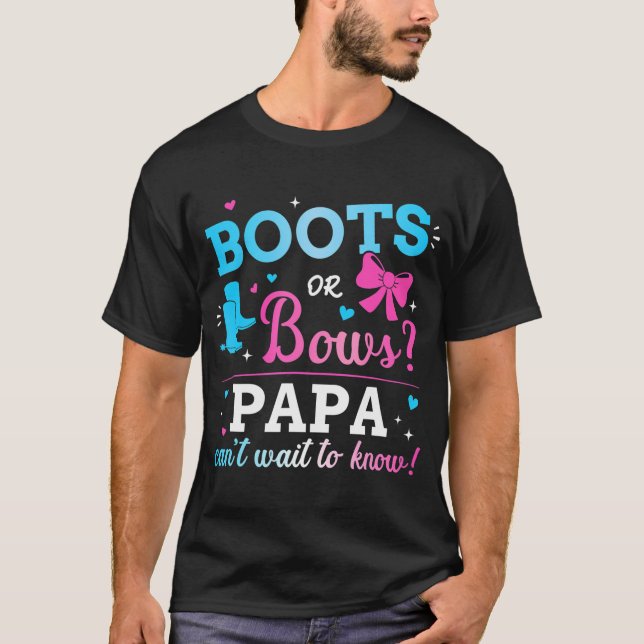 Camiseta Sexo revela botas ou arcos papa que corresponde ao (Frente)