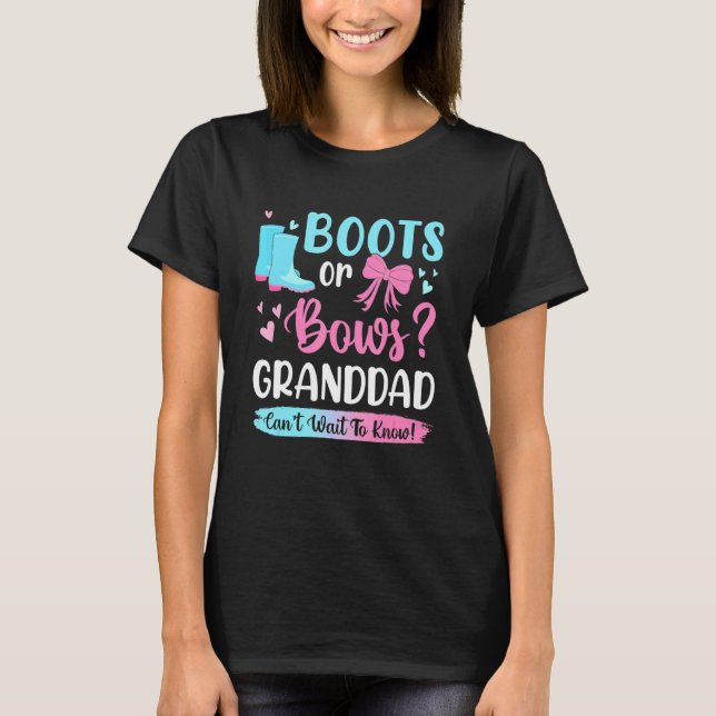 Camiseta Sexo Revela Botas Ou Arcos Vovô Correspondendo Beb (Frente)