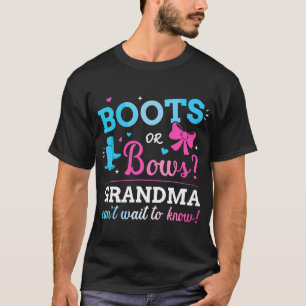 Camiseta Sexo revela botas ou arcos vovó que bate com o beb
