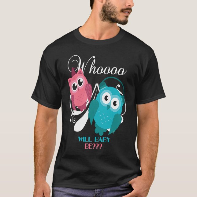 Camiseta Sexo revela coruja fofa que será bebê (Frente)