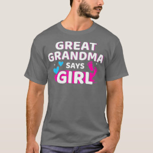 Camiseta Sexo revela excelente vovó diz bebê correspondente
