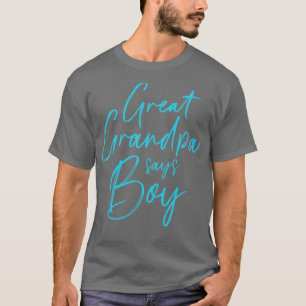 Camiseta Sexo revela excelente vovô diz que menino combinan