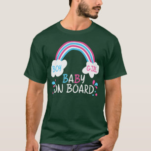 Camiseta Sexo revela Menino ou Menina bebê em conselho prov
