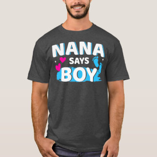 Camiseta Sexo revela que a avó diz que o menino que corresp
