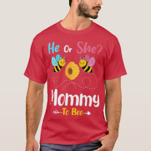 Camiseta Sexo Revela Que Ele ou Ela Mamãe Para Ser Bebê Anu