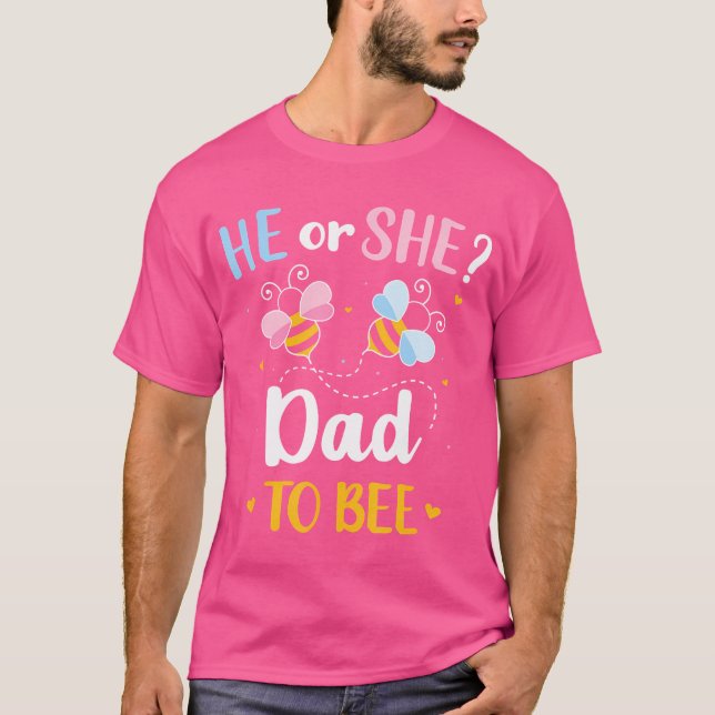 Camiseta Sexo Revela Que Ele Ou Ela Pai O Bebê Da Família (Frente)