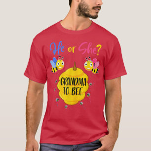 Camiseta Sexo Revela Que Ele Ou Ela Vovó Correspondendo À F
