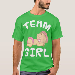 Camiseta Sexo revela Team Girl para Chá de fraldas