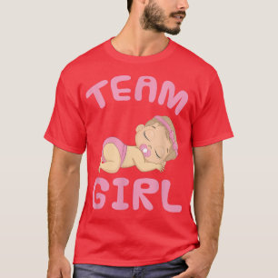 Camiseta Sexo revela Team Girl para Chá de fraldas