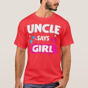 Camiseta Sexo Revela Tio Diz Menina Correspondente Bebê Fam