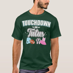 Camiseta Sexo revela touchdowns ou tutus correspondentes a