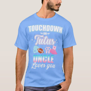 Camiseta Sexo revela touchdowns ou tutus tio correspondente