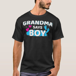 Camiseta Sexo revela vovó diz menino que combina com o bebê