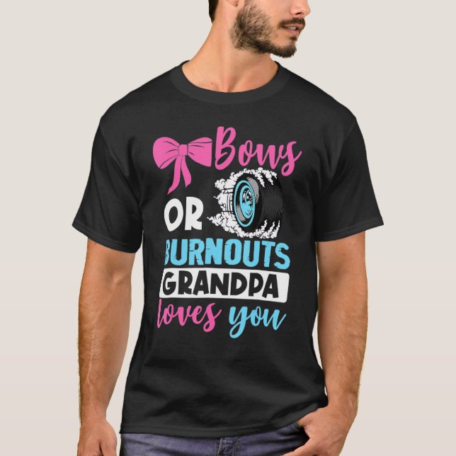Camiseta Sexo Revelação Burnouts Ou Arcos Vovô Te Ama B (Frente)