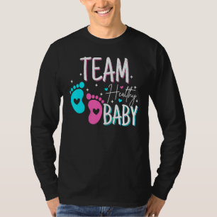 Camiseta Sexo Revelação De Alimentos Saudáveis Para Bebês D