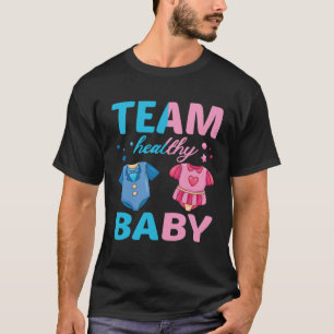 Camiseta Sexo Revelação De Alimentos Saudáveis Para Bebês D