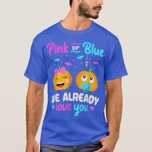 Camiseta Sexo Revelação de Halloween Gravidez Anúncio Pino