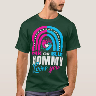 Camiseta Sexo Revelação para Mamãe Mãe Chá de fraldas