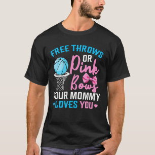 Camiseta Sexo Revelam Linhas Grátis Ou Arcos Rosa Mamães 